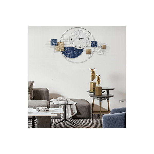 Canora Grey Metal Wall Clock Wayfair.co.uk